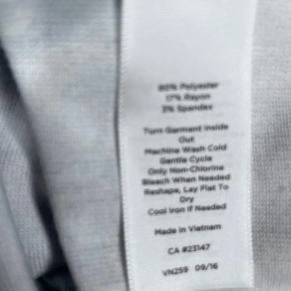 Talbots Floral Sheath Dress Blue Purple Sleeveless Knee Length Stretch Sz Large - Picture 11 of 12